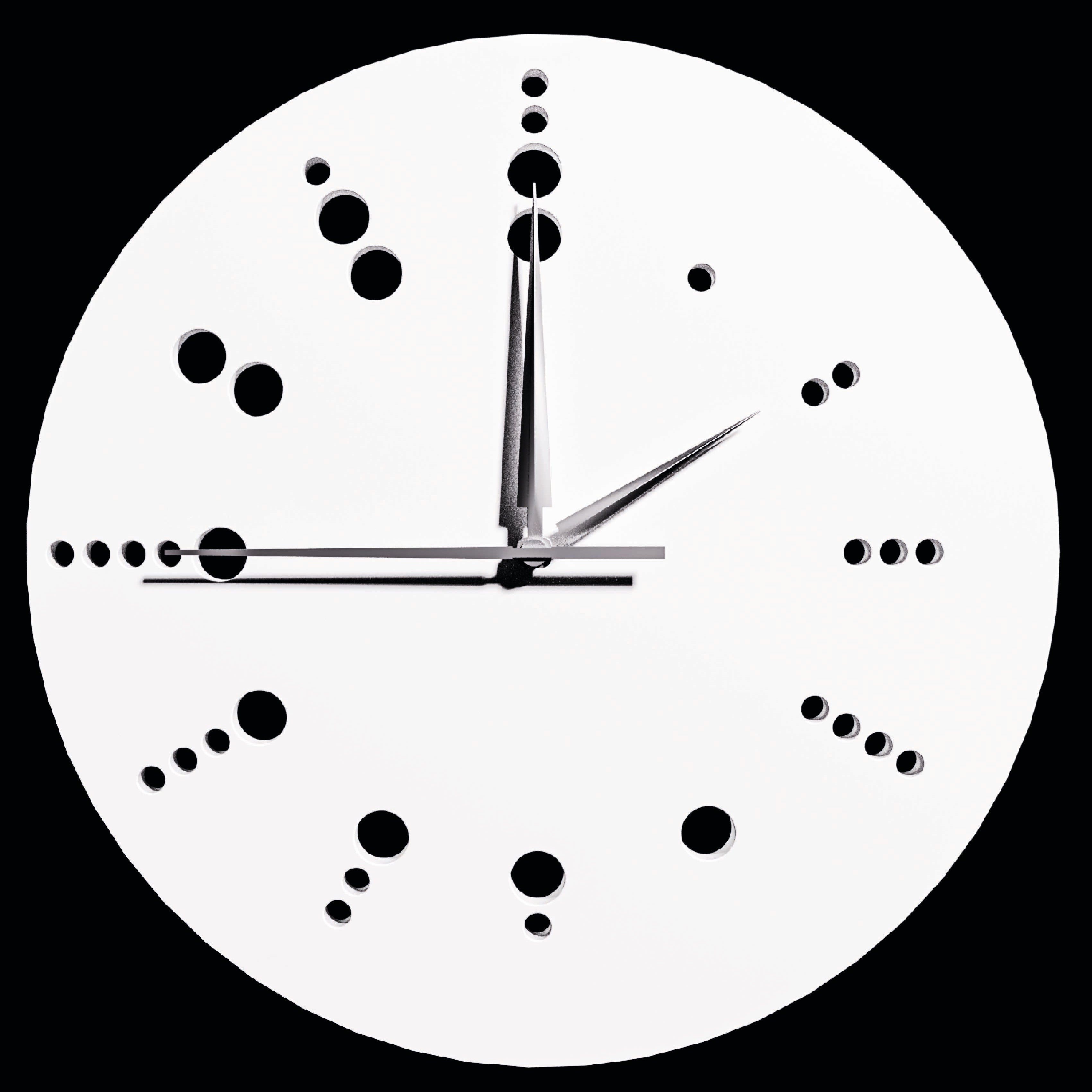 Wooden-Studio-Ahsap-Duvar-Saati-Beyaz-Model5-1