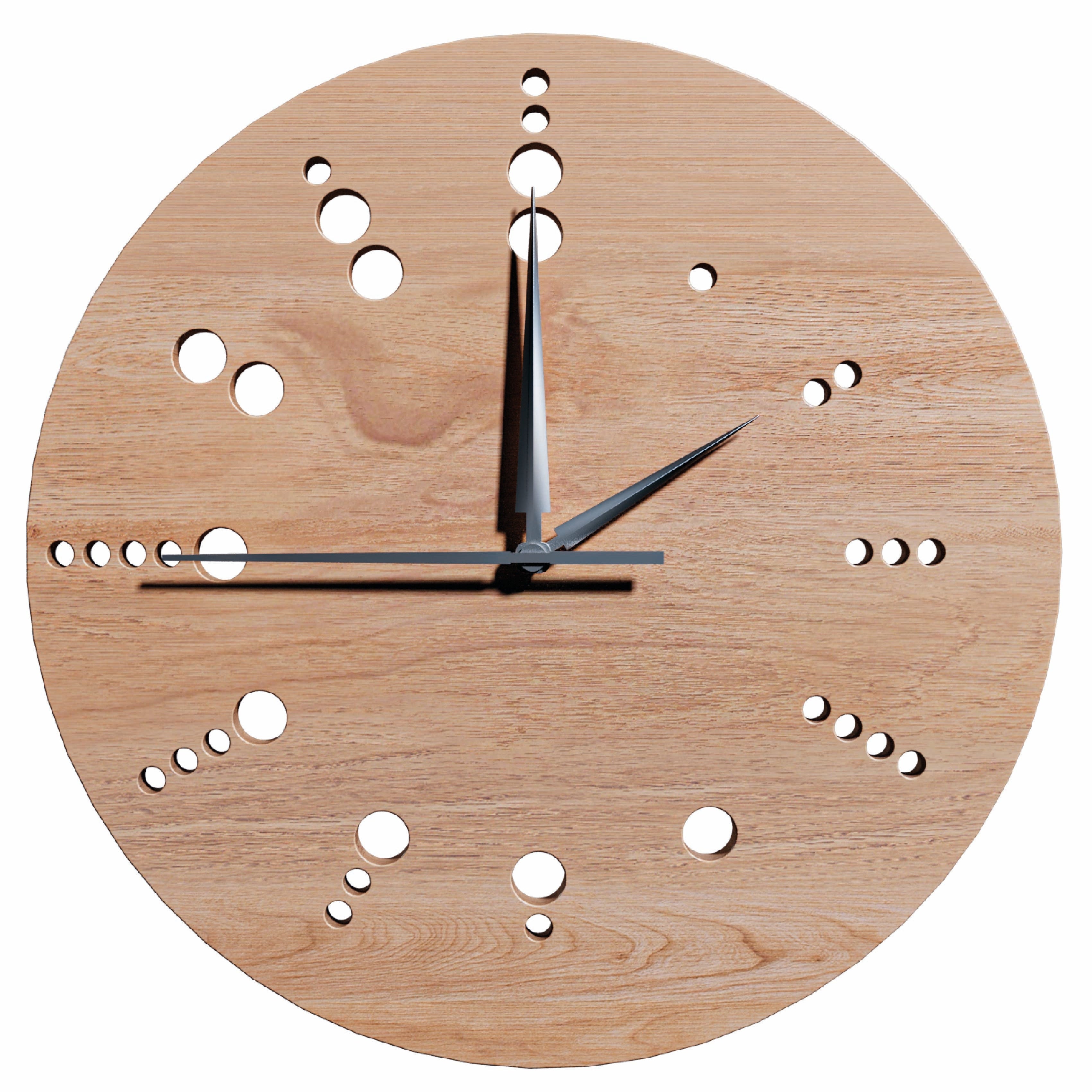 Wooden-Studio-Ahsap-Duvar-Saati-Kayin-Model5-1