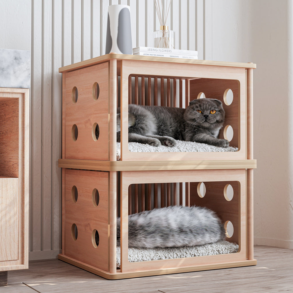 Wooden-Studio-Kedi-Evi-Ikili-Kayin-1
