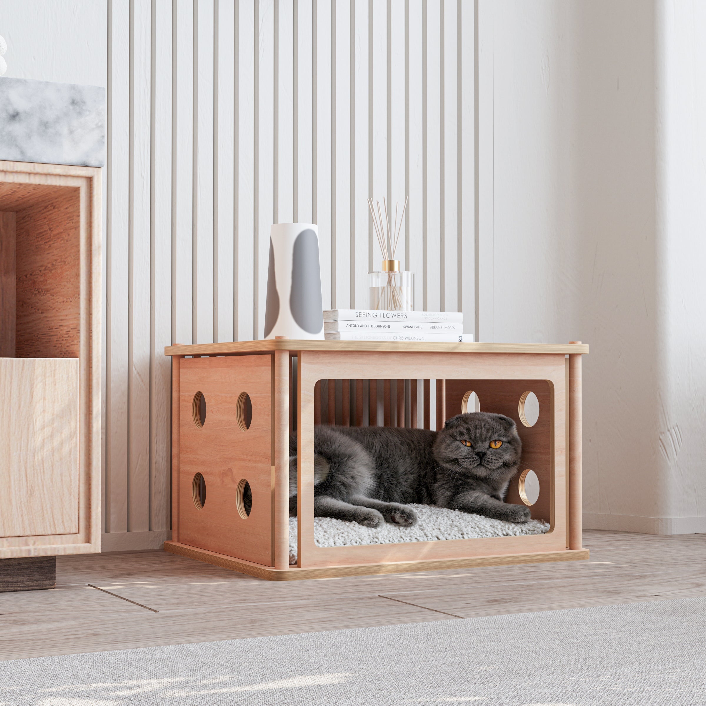 Wooden-Studio-Kedi-Evi-Tekli-Kayin-1