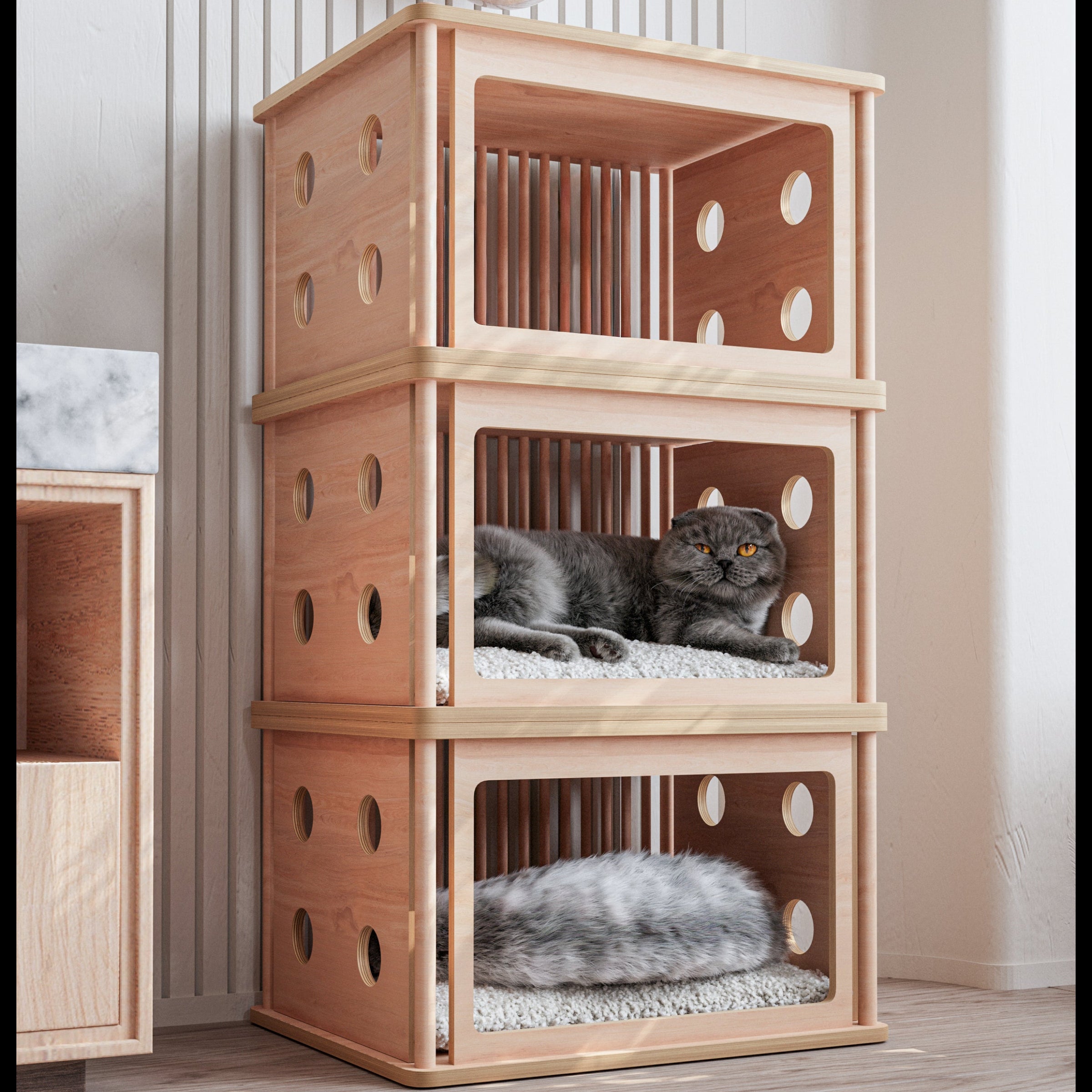 Wooden-Studio-Kedi-Evi-Uclu-Kayin-1