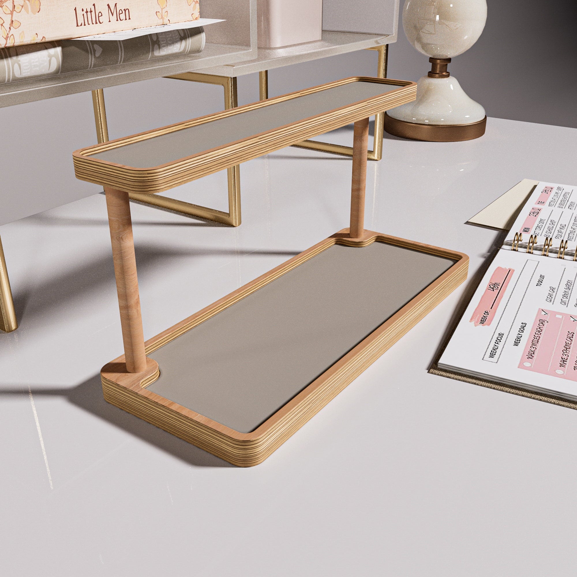 Wooden-Studio-Masaustu-Organizer-Cift-Katli-Kumtasi-1