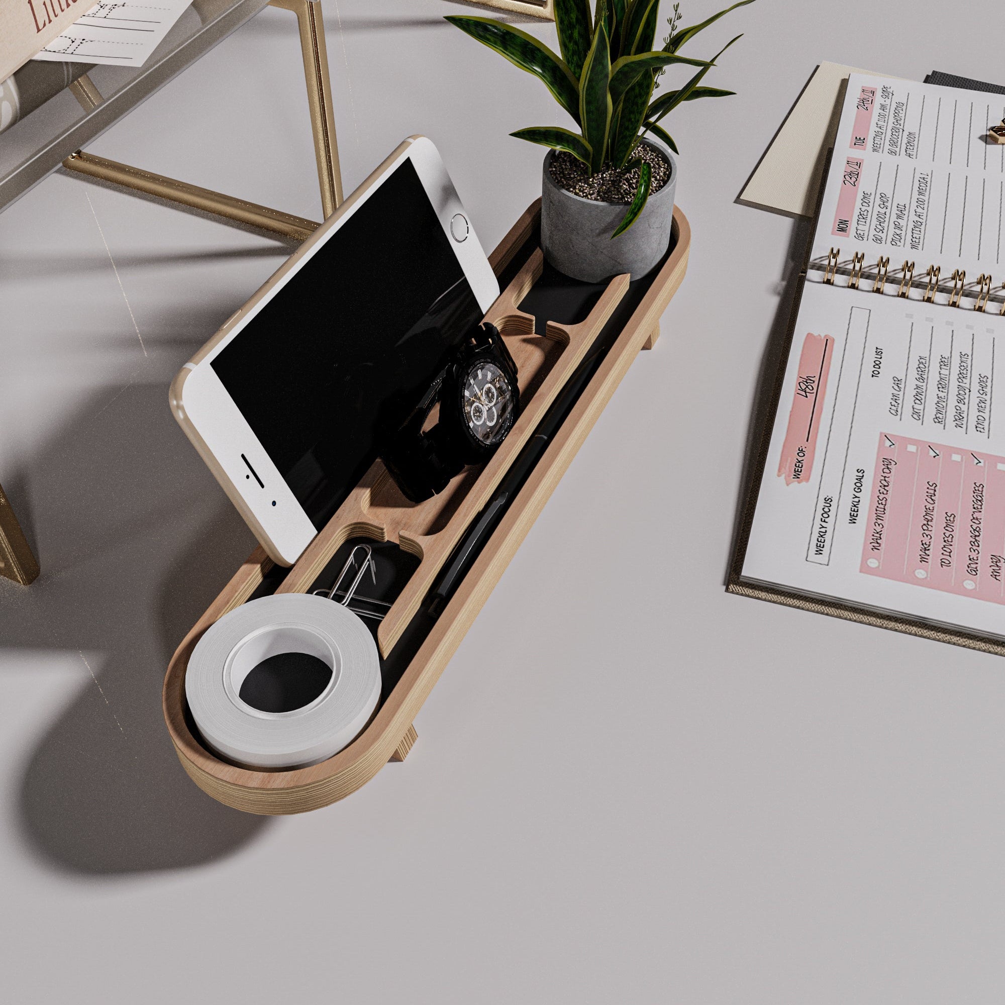 Wooden-Studio-Masaustu-Organizer-Siyah-3